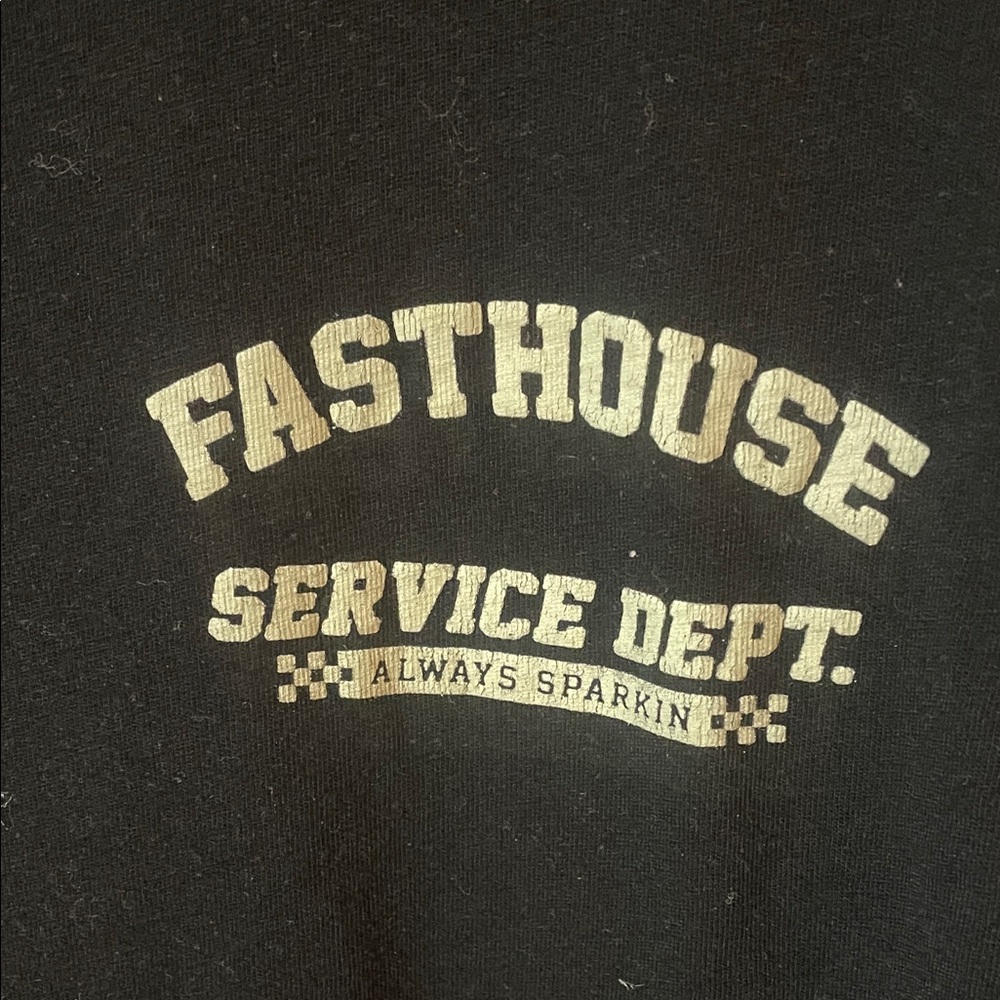Fasthouse - Service DEPT. Black Men's T-Shirt - Picture 4 of 6